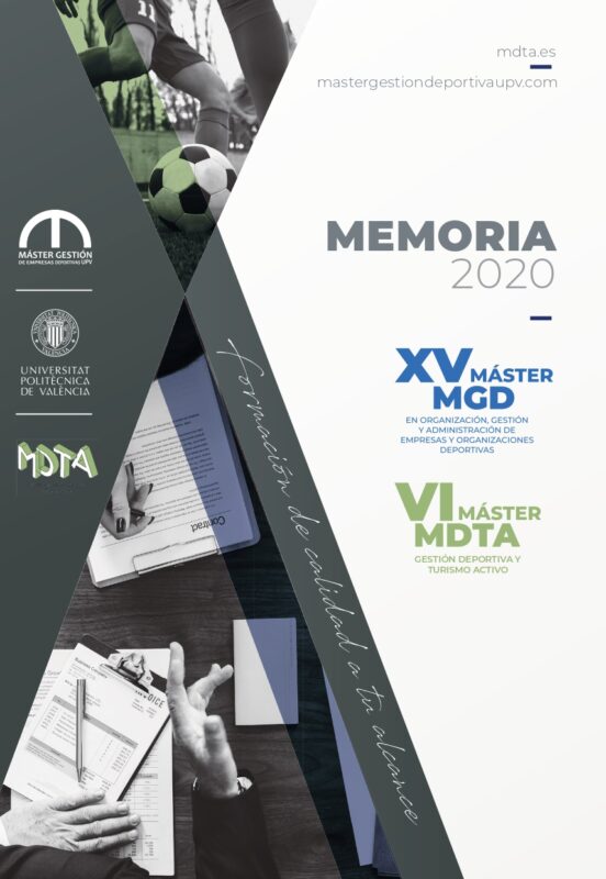 Memoria XV MGD y VI MDTA 2020